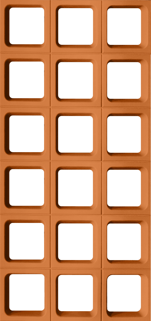 PU Large Grid Partition Panel | Artificial Stone Hollow Block for Interior Exterior Divider Wall