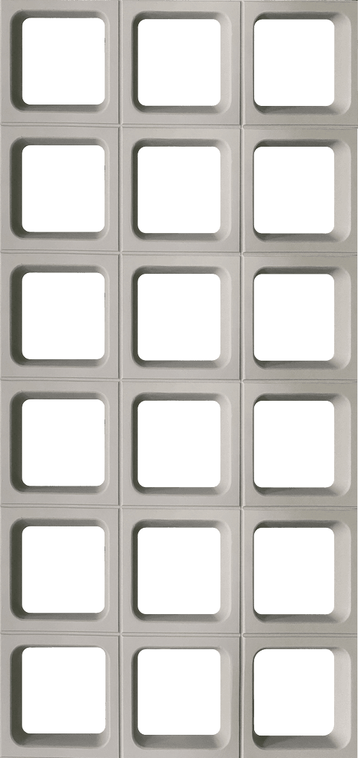 PU Large Grid Partition Panel | Artificial Stone Hollow Block for Interior Exterior Divider Wall 4