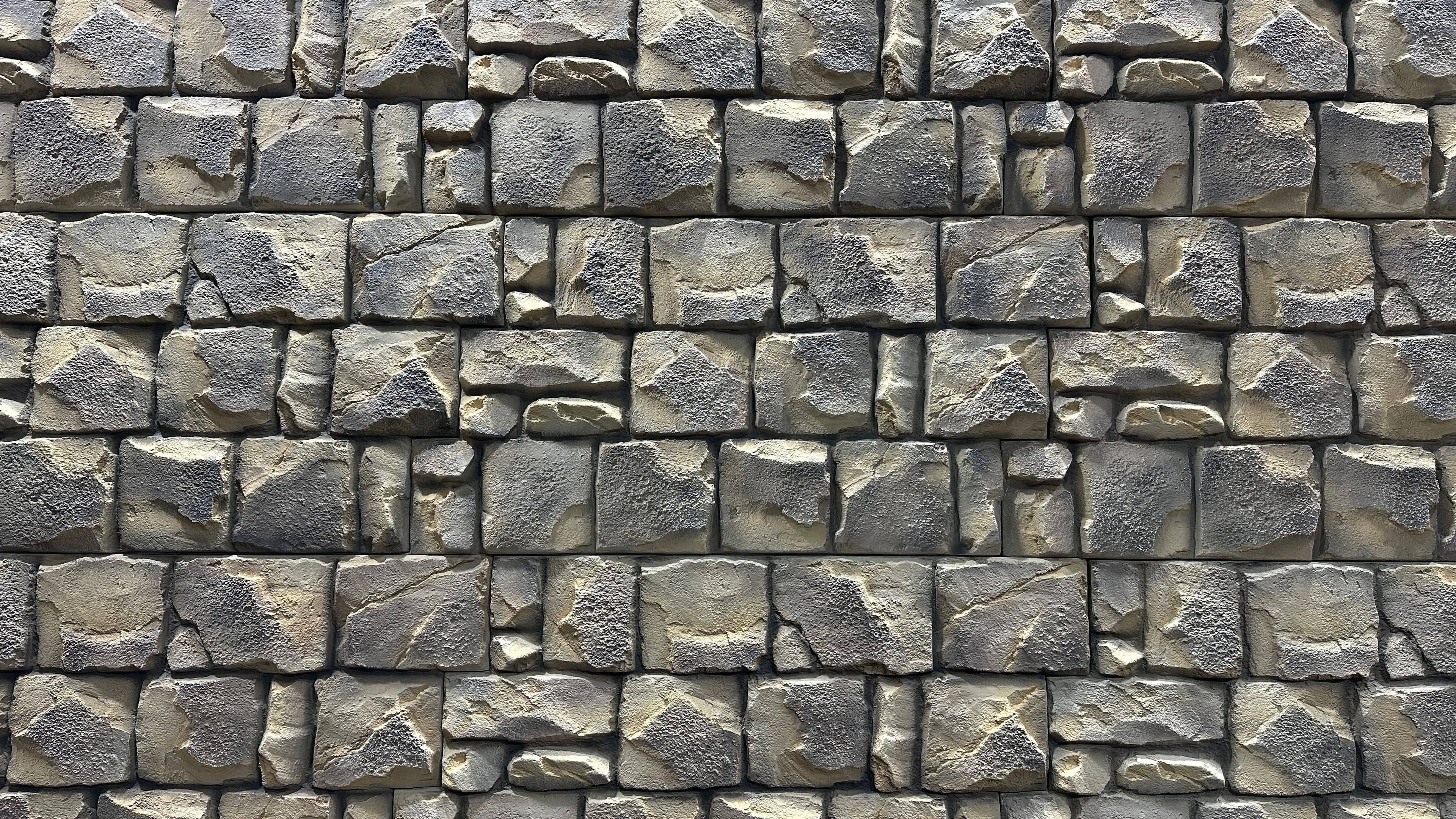 PU Broken Mountain Stone Panel | UV Resistant Faux Stone Wall Cladding 
