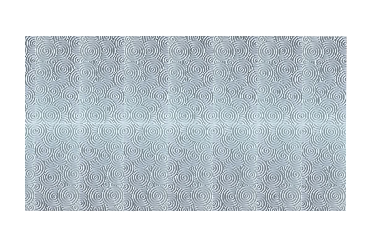 3d pu wall panel Chinese Circle 3D Embossed Polyurethane Wall Cladding 2