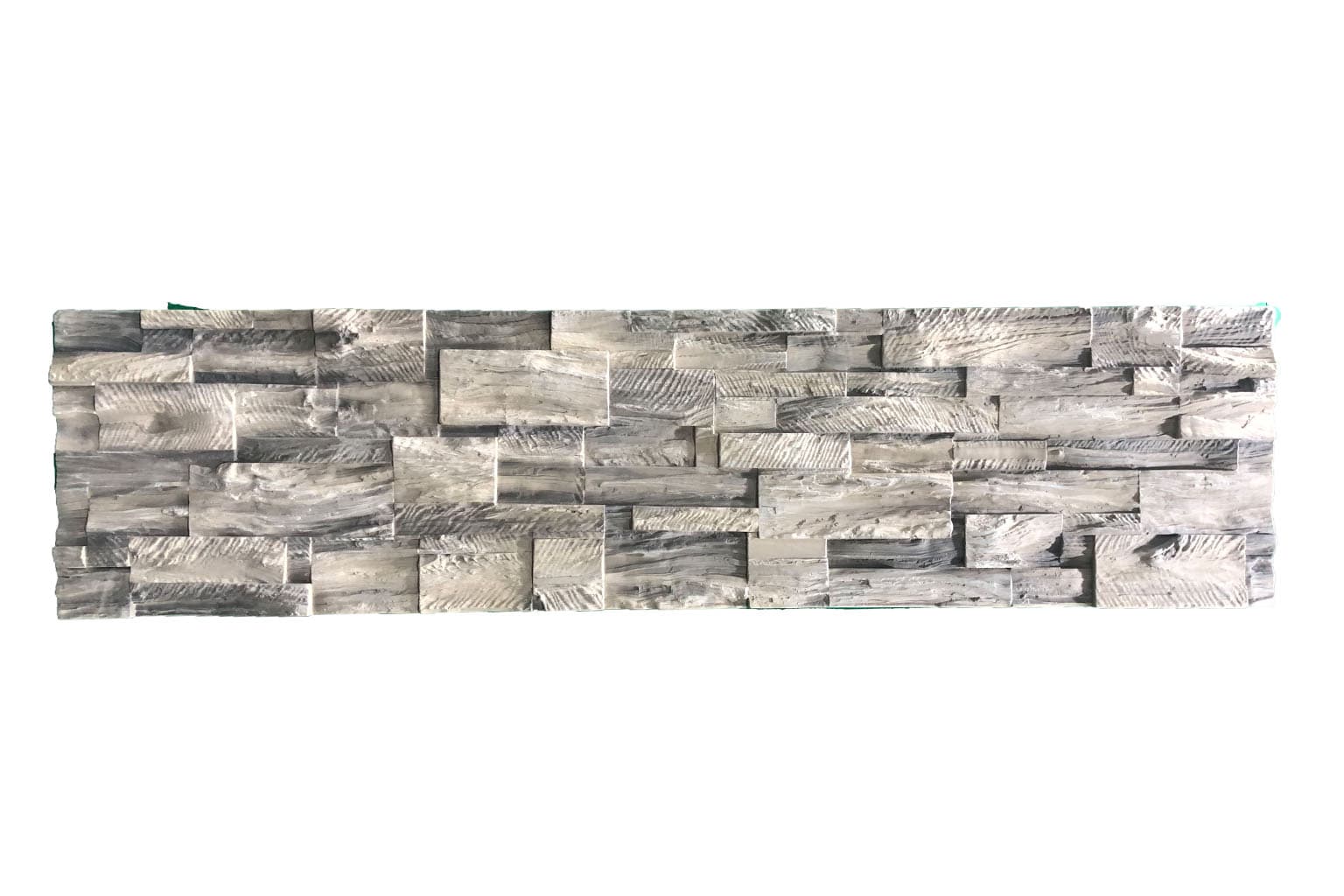 PU Split Wood Panel 3D Faux Wood Feature Wall Cladding
