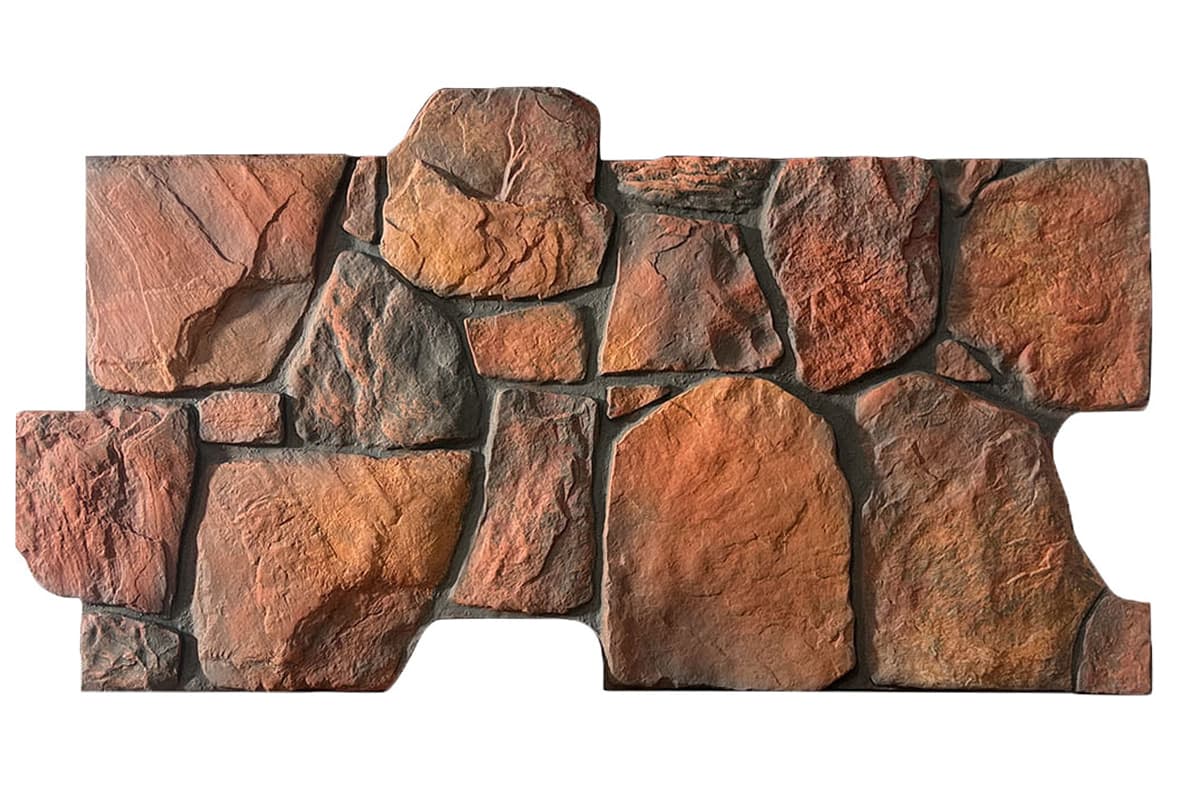 Pu Fortified Stone Panel-Easy Installation Faux Fortress Stone Panel