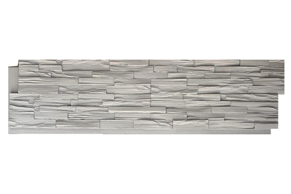 PU Wood Grain Stone Panel | Wood‑Textured Faux Stone for Decor Wall