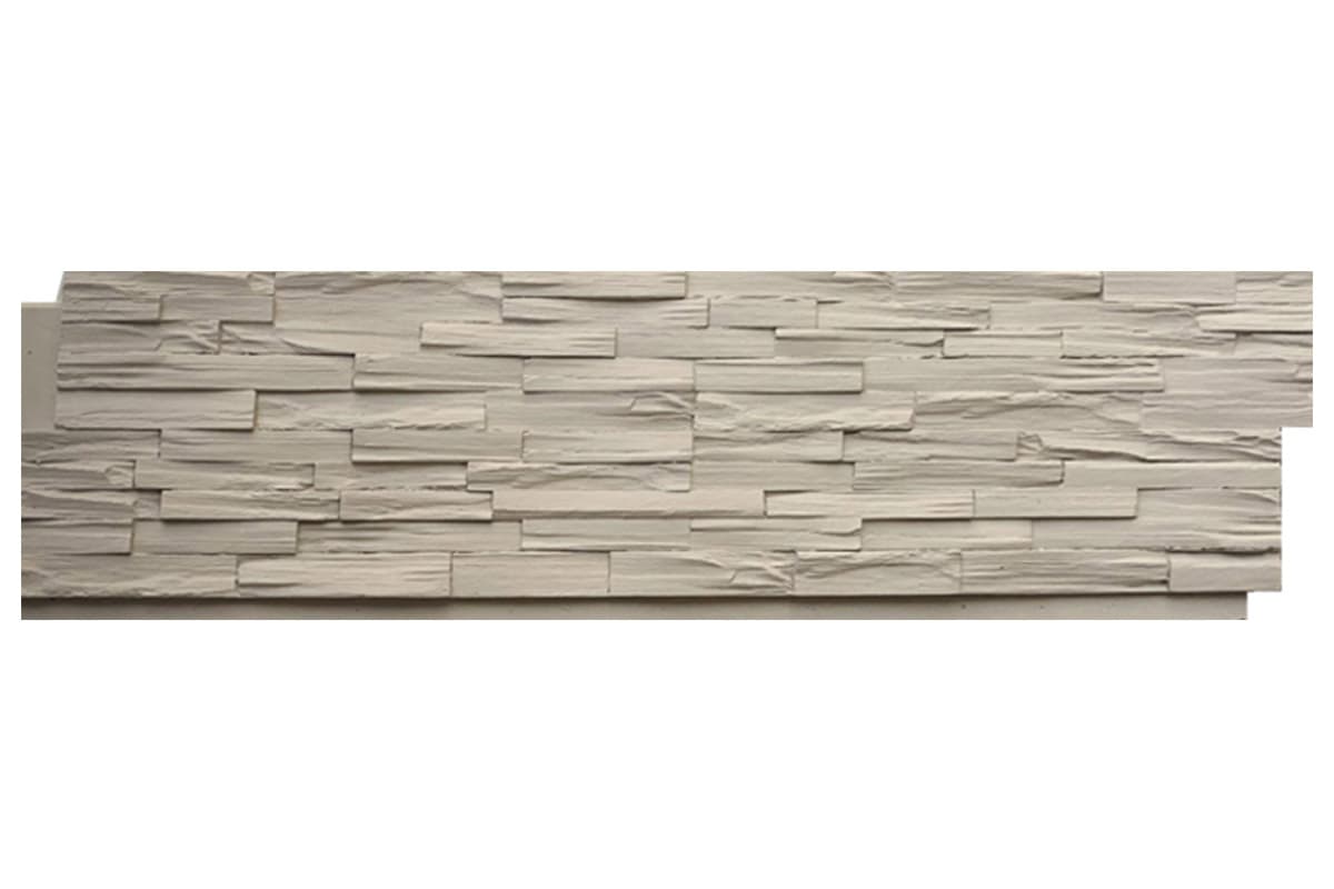 PU Wood Grain Stone Panel | Wood‑Textured Faux Stone for Decor Wall